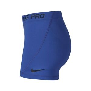 Nike Pro Women’s 3” Compression Spandex Shorts XS Royal Blue Black